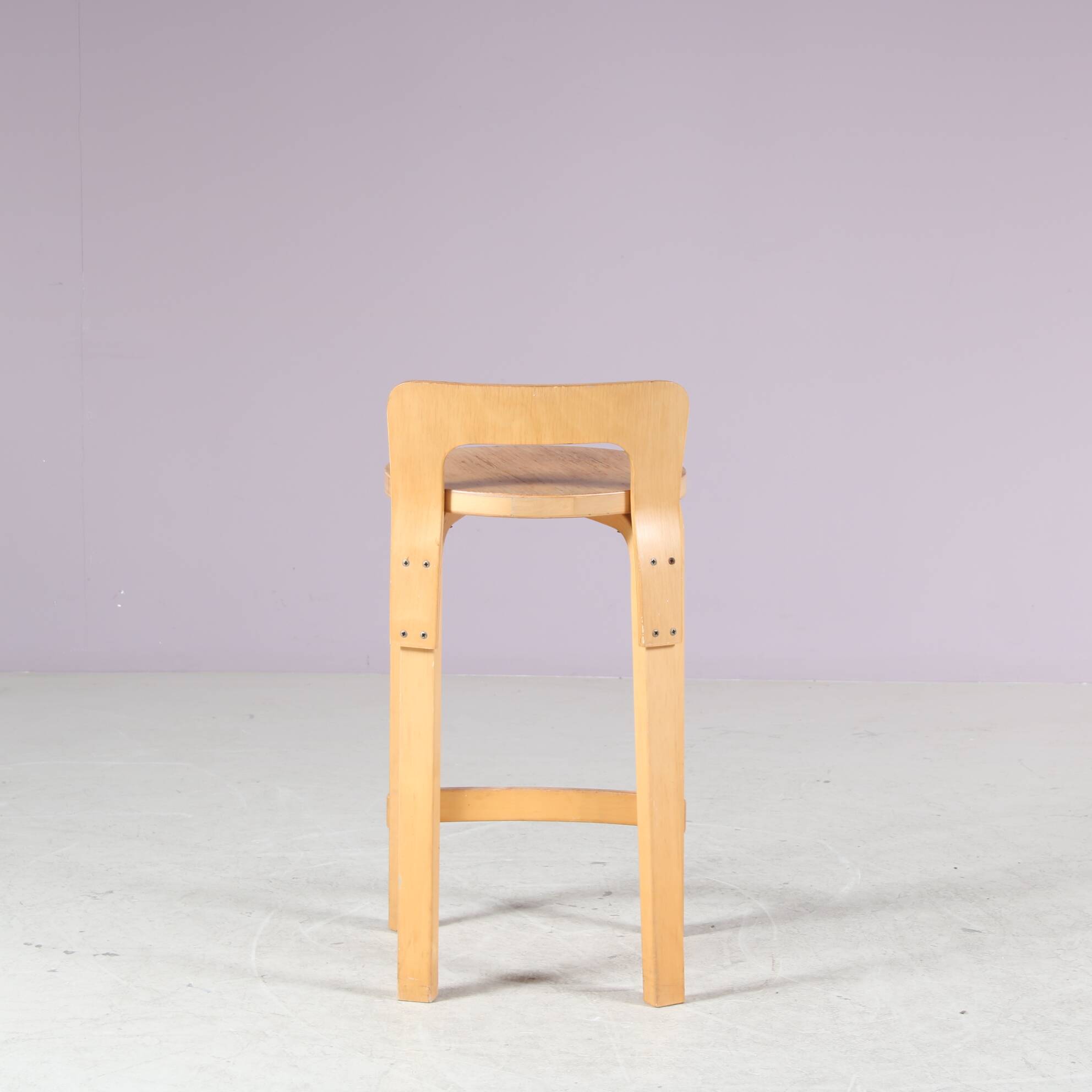 1960s “K65” Stool by Alvar Aalto for Artek, Finland