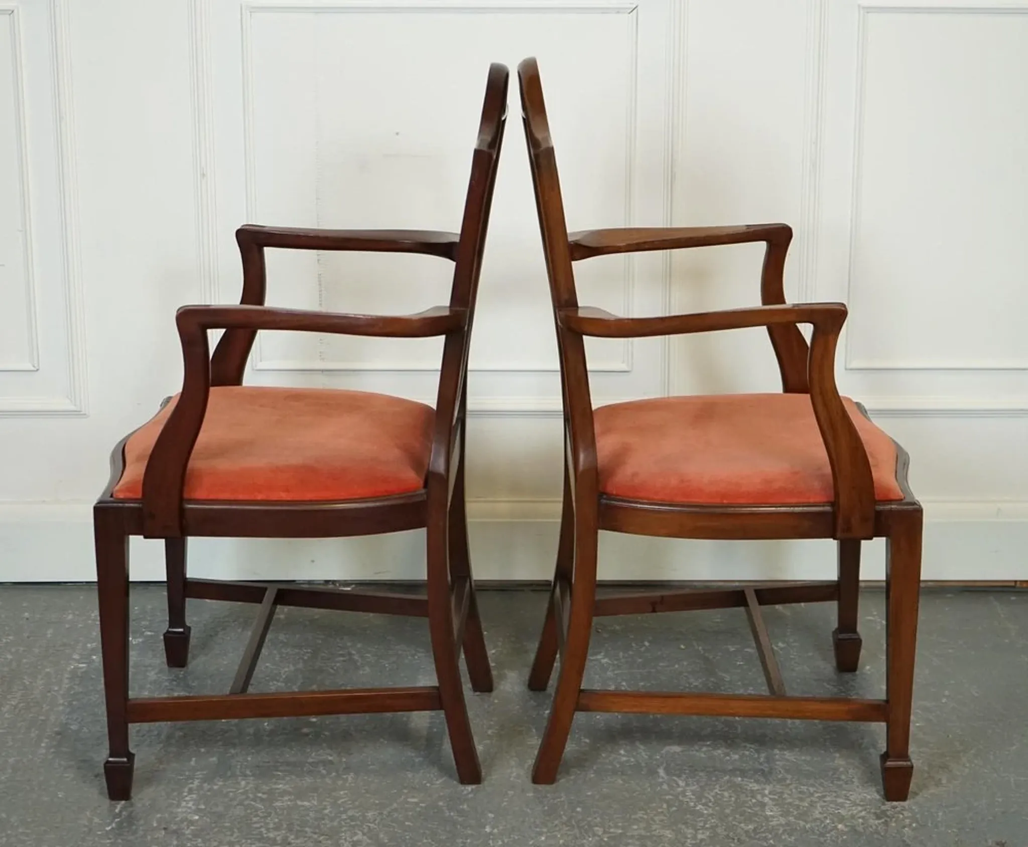 Victorian Hepplewhite Carver Chairs