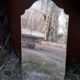 Beautiful frameless mirror '40s 100x100cm