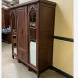 Antique Art Deco wardrobe, clothes cupboard