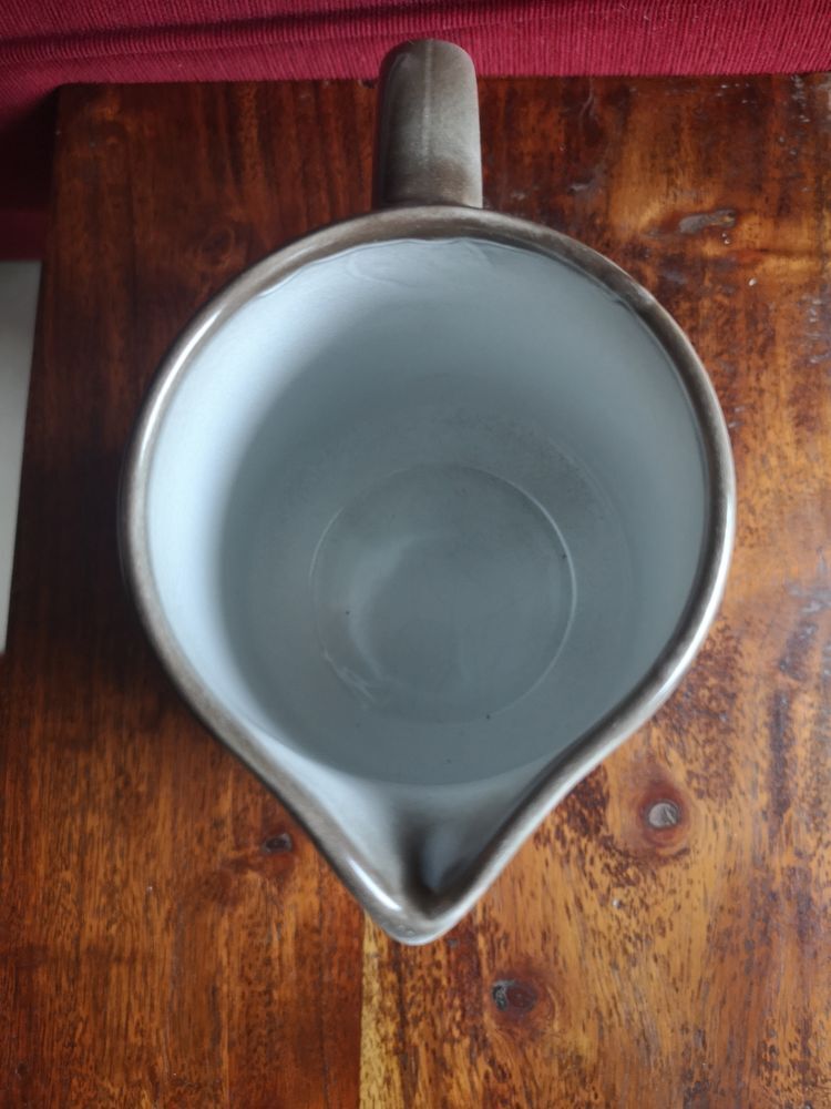 Glazed ceramic pitcher - Salins - 1960s