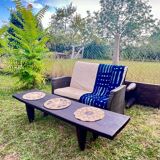 Senoufo Coffee Table XXXL (2m | 1.80m) in Solid Wood