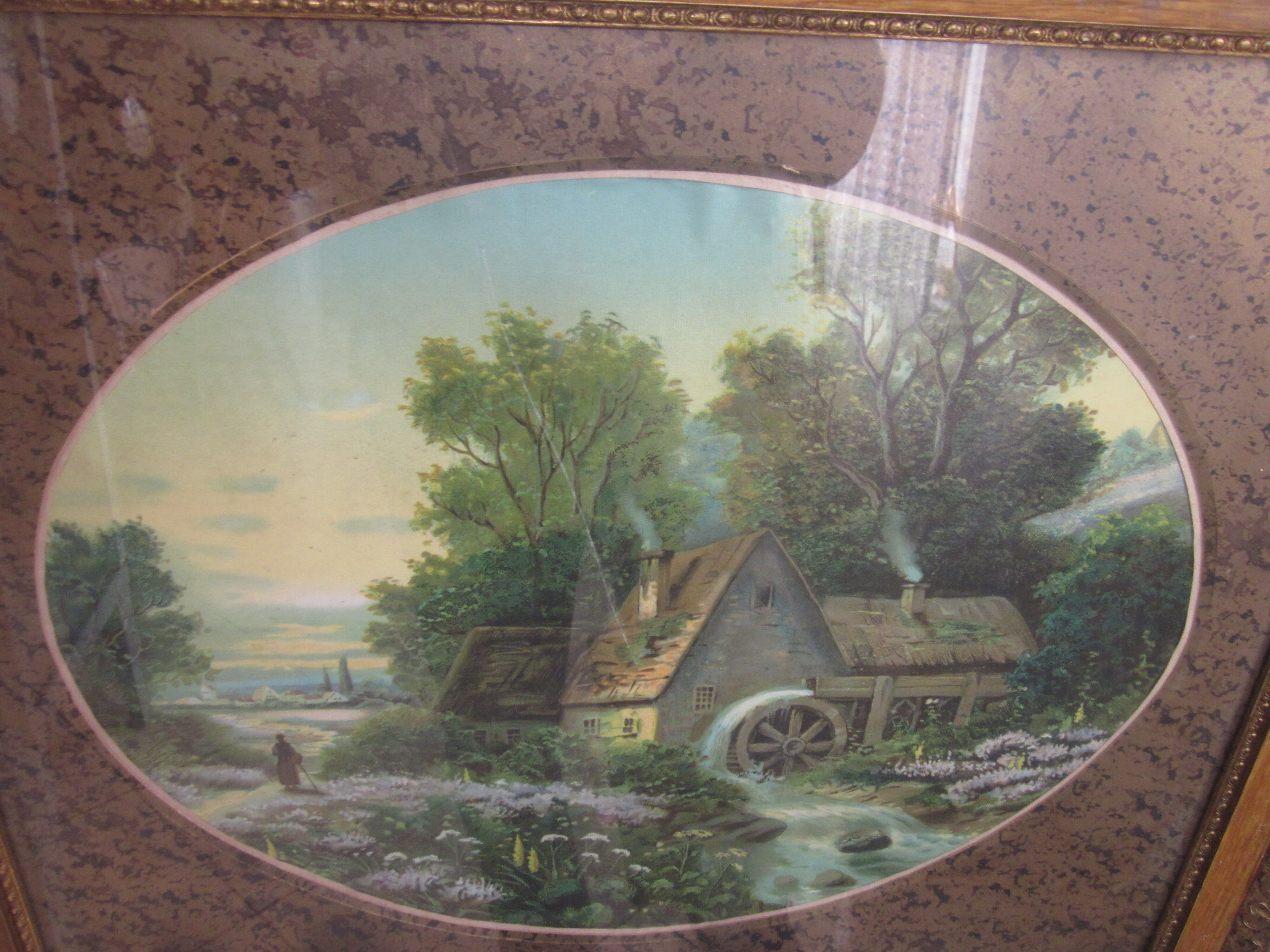 trumeau mirror of the 20s 70x131cm