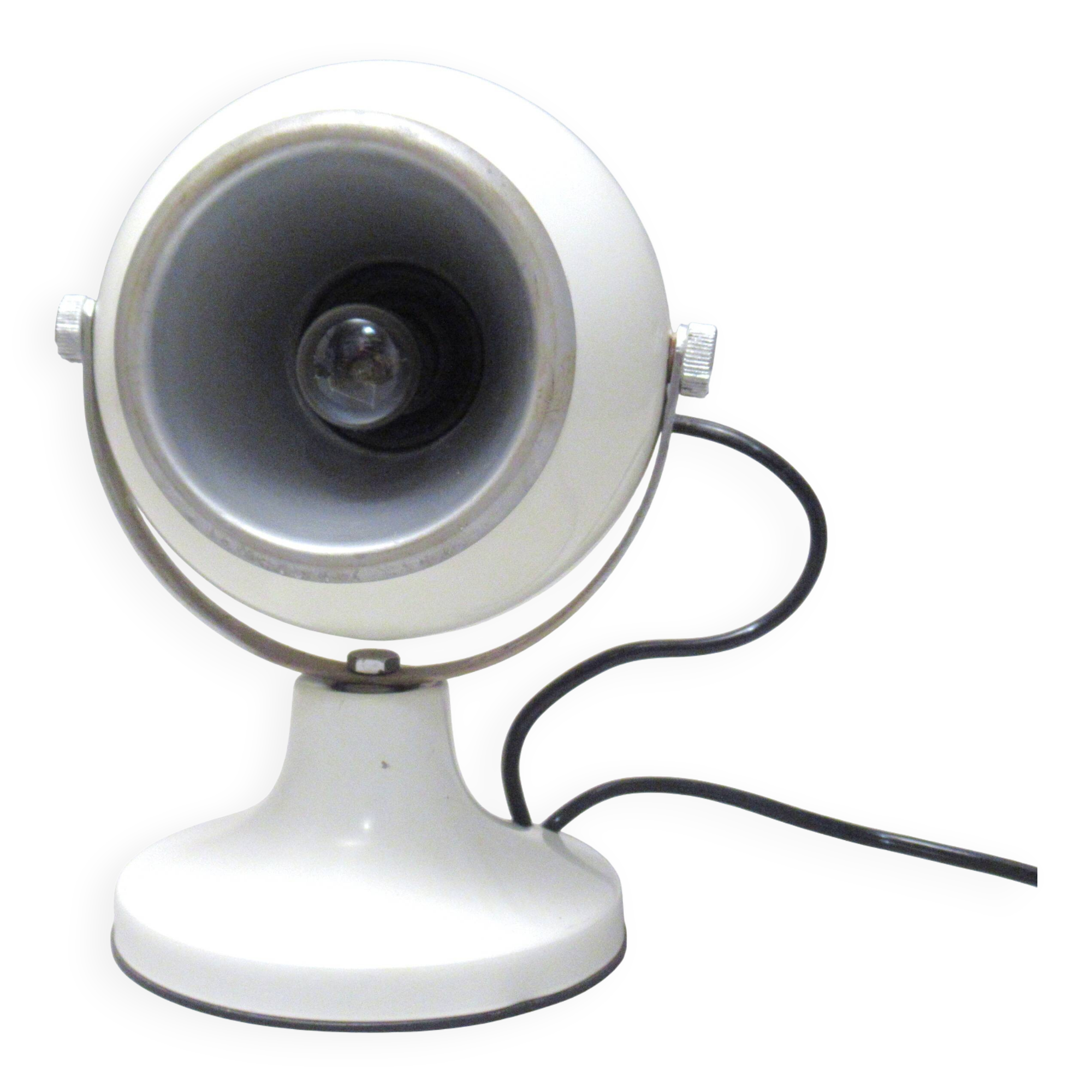 White globe lamp from the 1970s