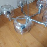Pendant lamp, the vintage ustre 70's delmas