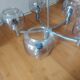 Pendant light, vintage chandelier from the 70s, Delmas