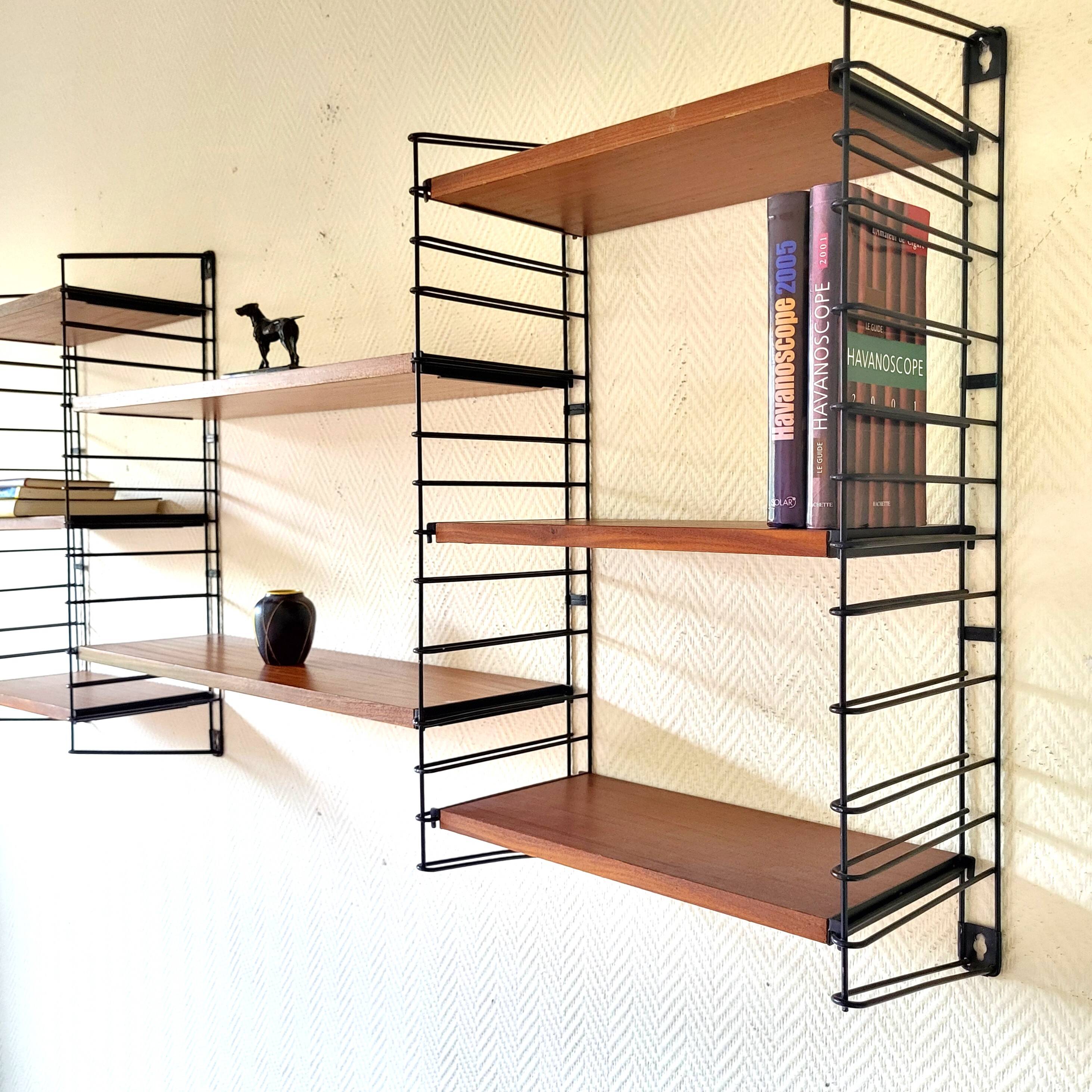 Tomado Teck Triple Etagère Vintage 60'70'