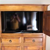 Abbatiale solid oak TV cabinet sideboard