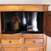 Abbatiale solid oak TV cabinet sideboard