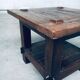 Wabi Sabi Style Oak Side Table, France, 1930s