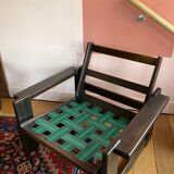 Vintage Yngve Ekström armchairs, set