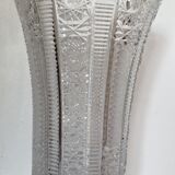 Vase en cristal taillé