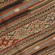 Kilim vintage tons rouges et bruns, motifs ethniques anatoliens, 156x244 Cm