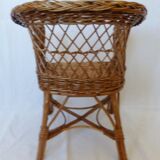 Rattan armchair years 60