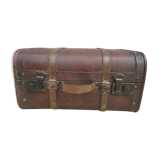 Decorative poplar suitcase with 2 clasps
