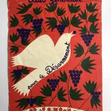 Juliette ramade, general assembly for disarmament, 1983. original silkscreen poster