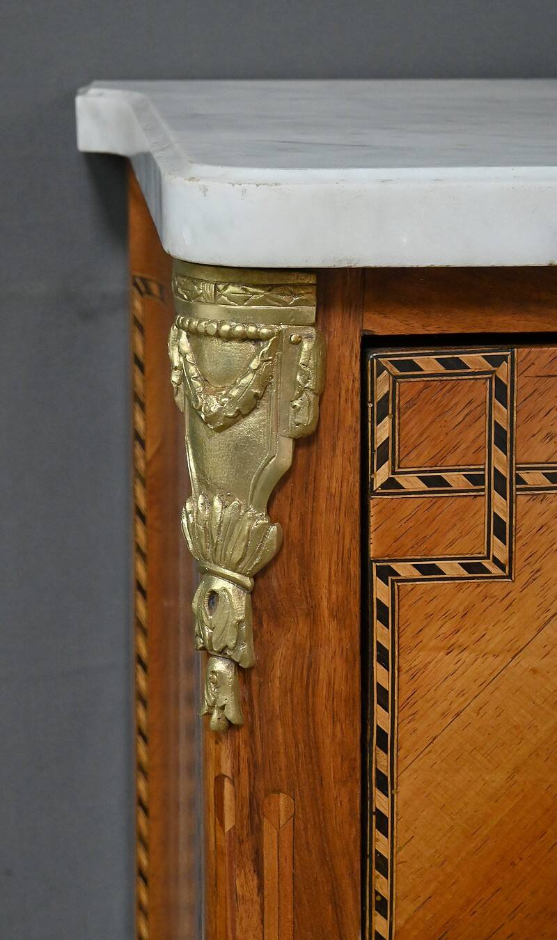 Petite Commode en Acajou, style Transition Louis XV / Louis XVI – Début XXe