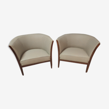 Pair of Art deco armchairs