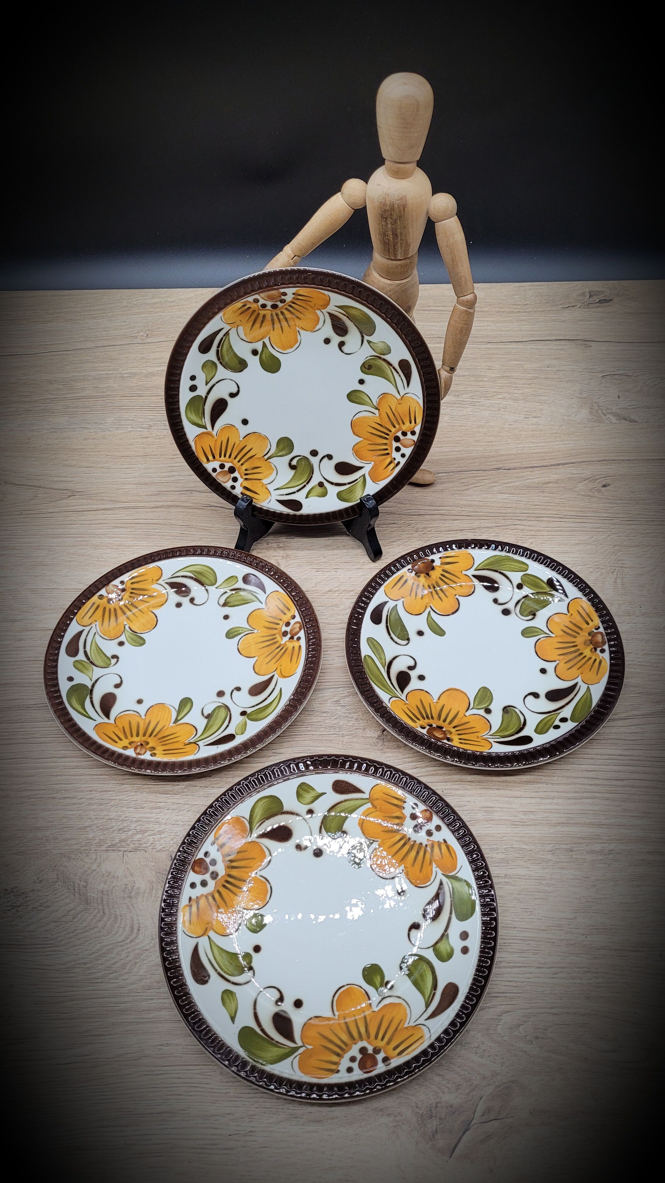 Set 4 plates Paradisio Boch