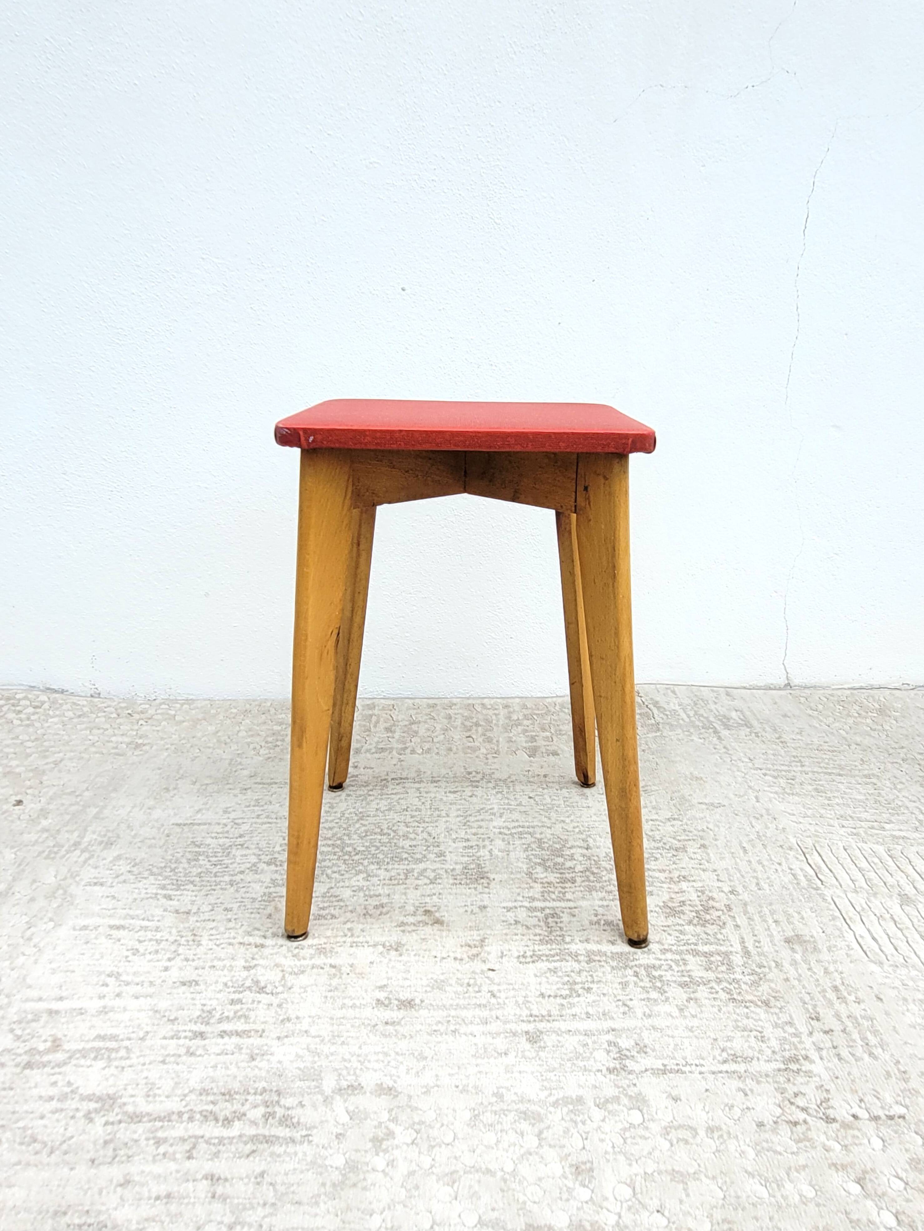 Vintage low stool 1960