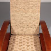 An exceptionally rare mahogany recliner crafted in Italy during the 1950s"