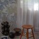 Round beech stool by a Danish cabinetmaker, mid-century modern, 1970s.