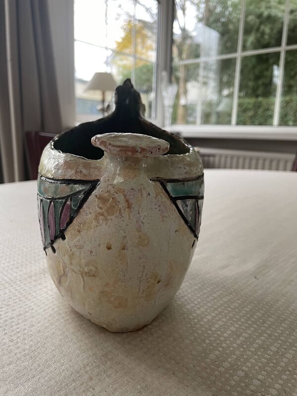 Vase décoration zoomorphe