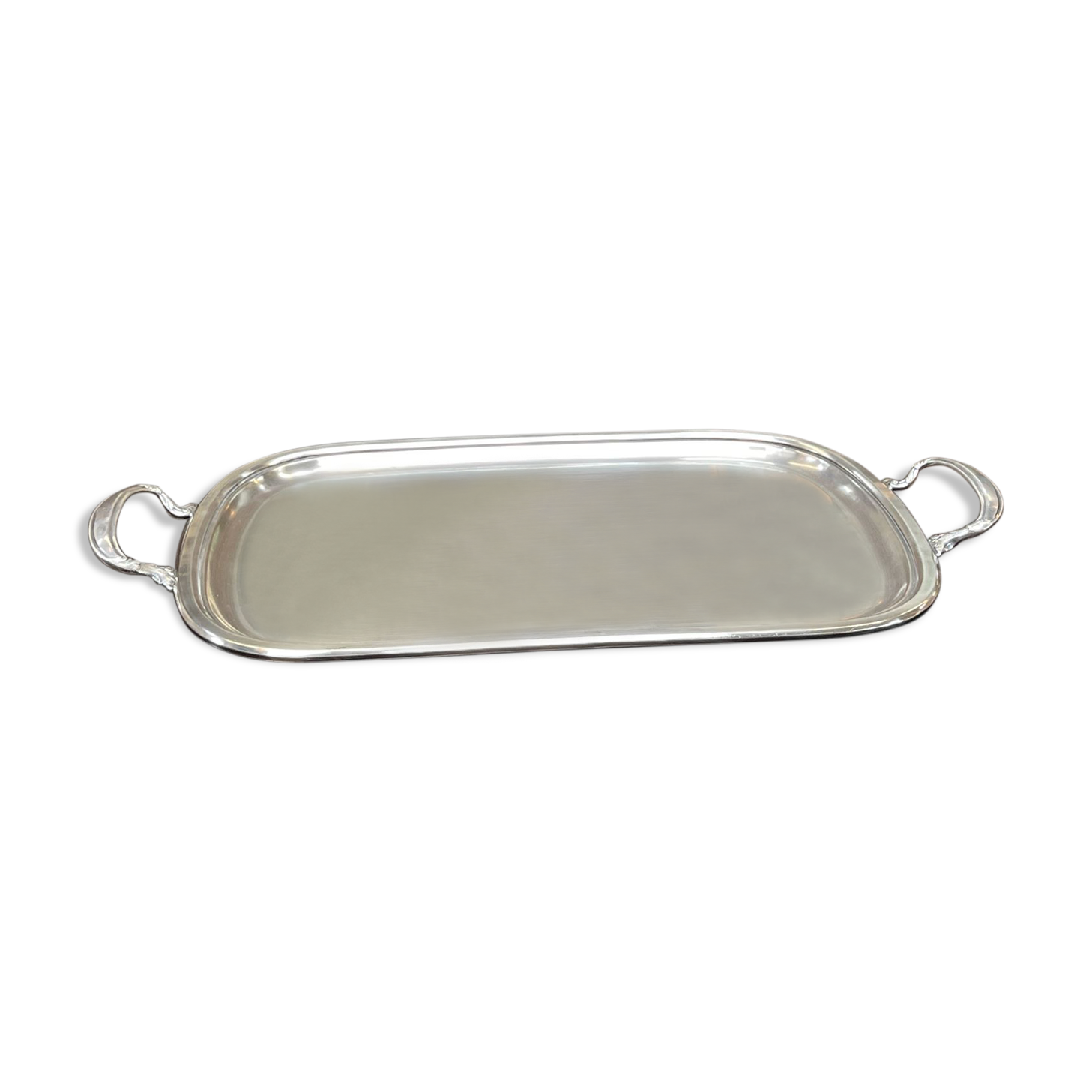 Silver metal top Ercuis - 59x34cm