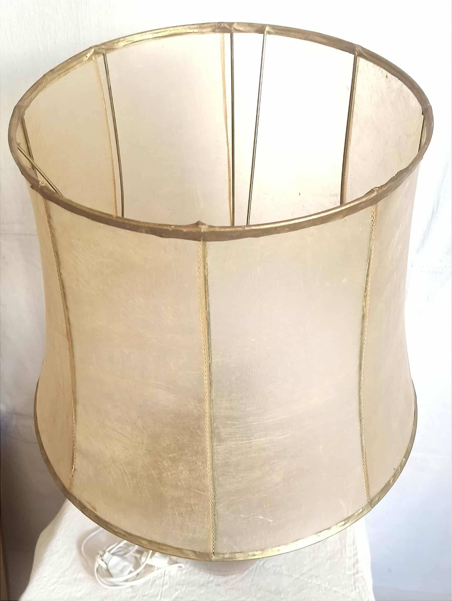 1970s Terracotta Ceramic Lamp, Height 69 cm