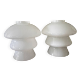 pair of opaline globes, Art Deco