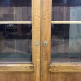 19th century walnut Restoration bookcase