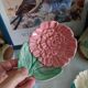 Old slipware flower-shaped bowls