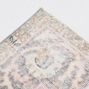 7x10 Vintage Salmon Pink Classic Madallion Turkish Rug, 219x314Cm