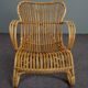 Rattan armchair Dutch Design Belse 8, 1950