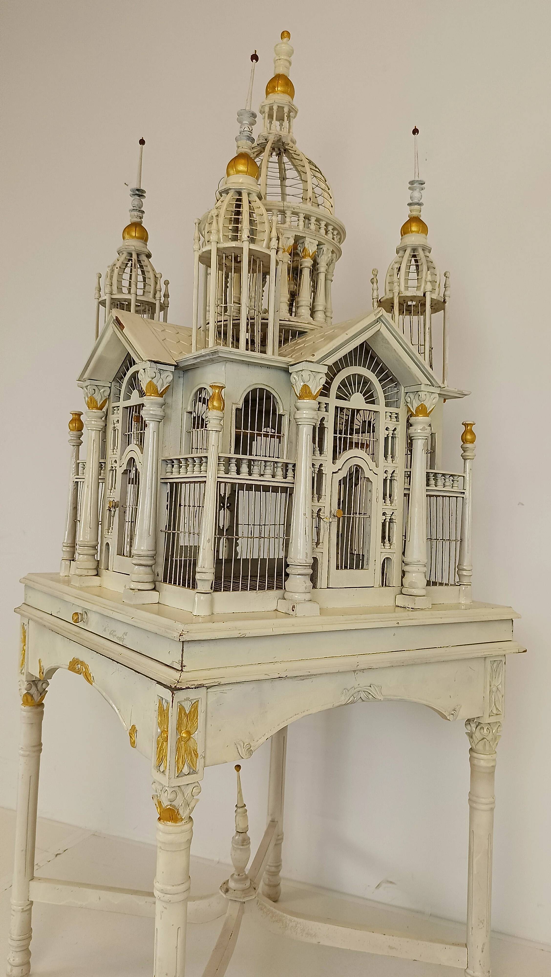 French Victorian midcentury birdcage
