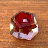 Vintage Italian Sommerso glass candlestick or ashtray