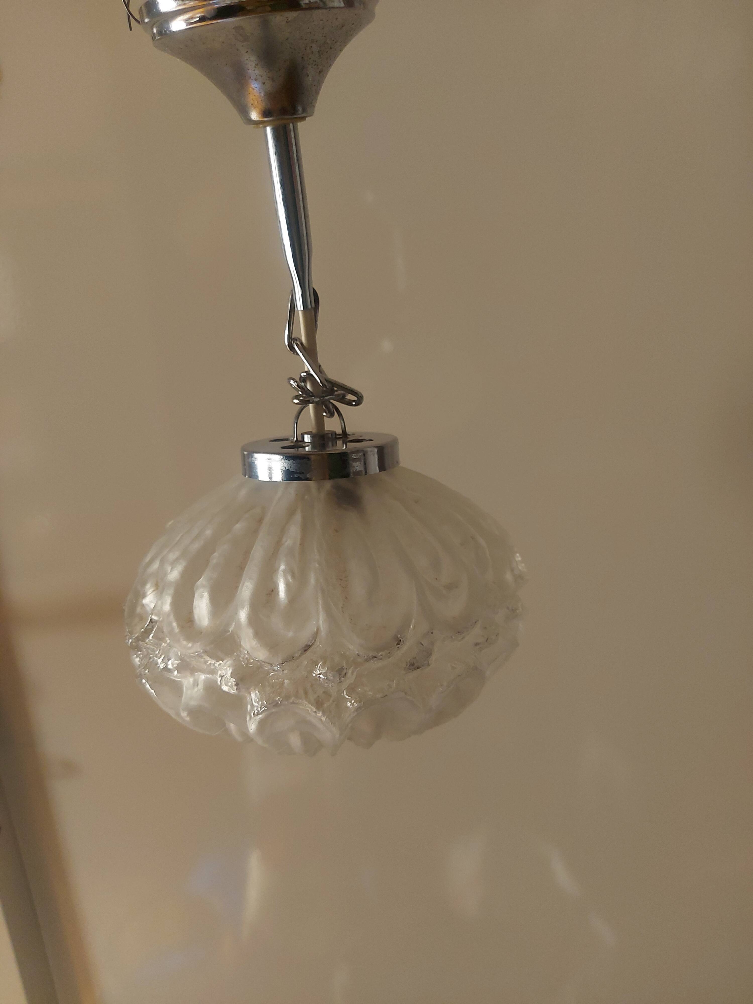 Art deco chandelier suspension