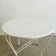Table de jardin en fer