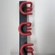 Italian design wall coat rack