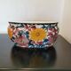 Vintage flowery ceramic from Schramberg, Jar, Planter, Cache Pot.
