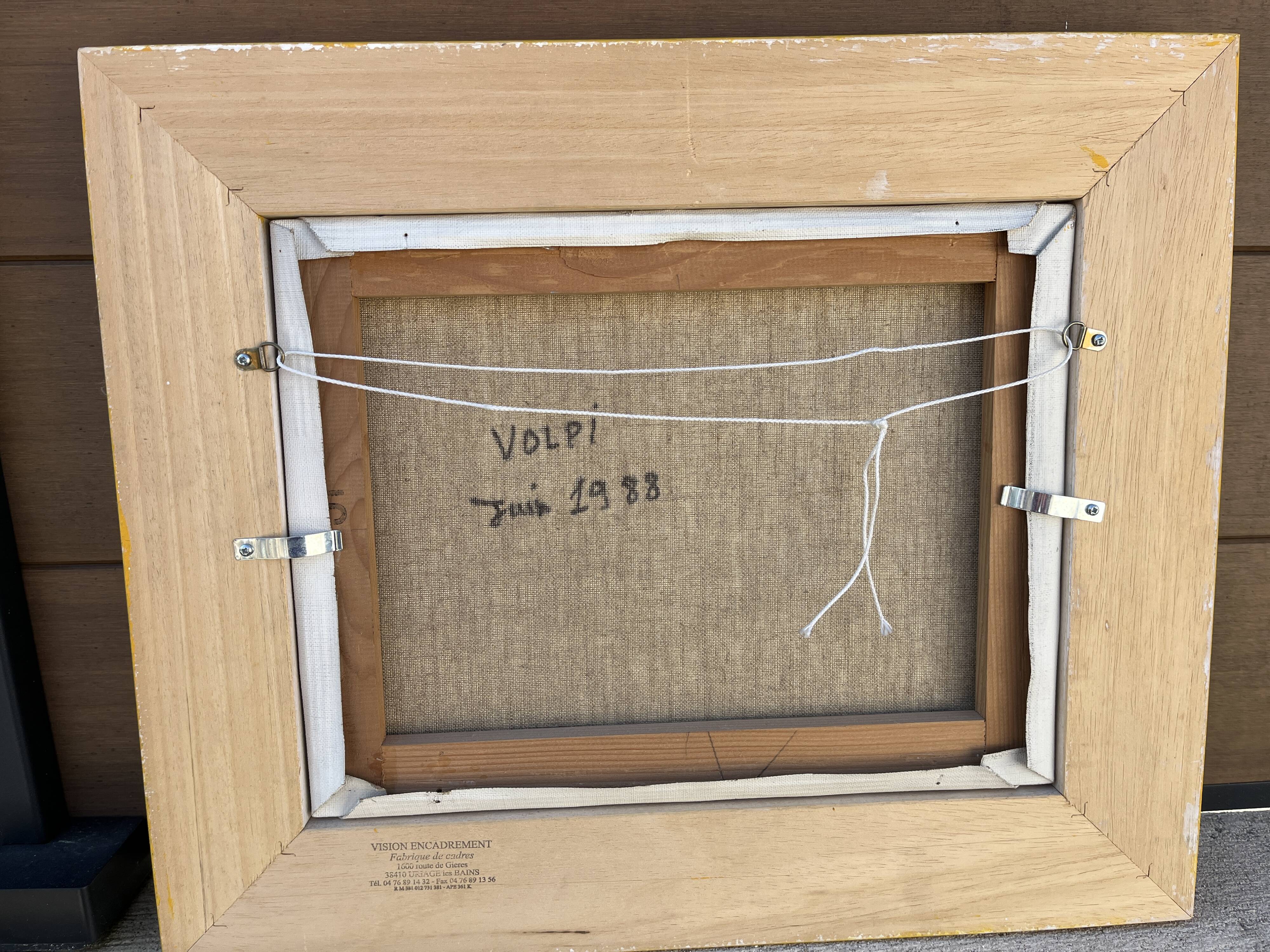 Provençal painting signed Volpi