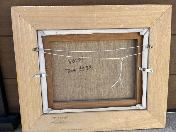 Peinture provençale signée Volpi