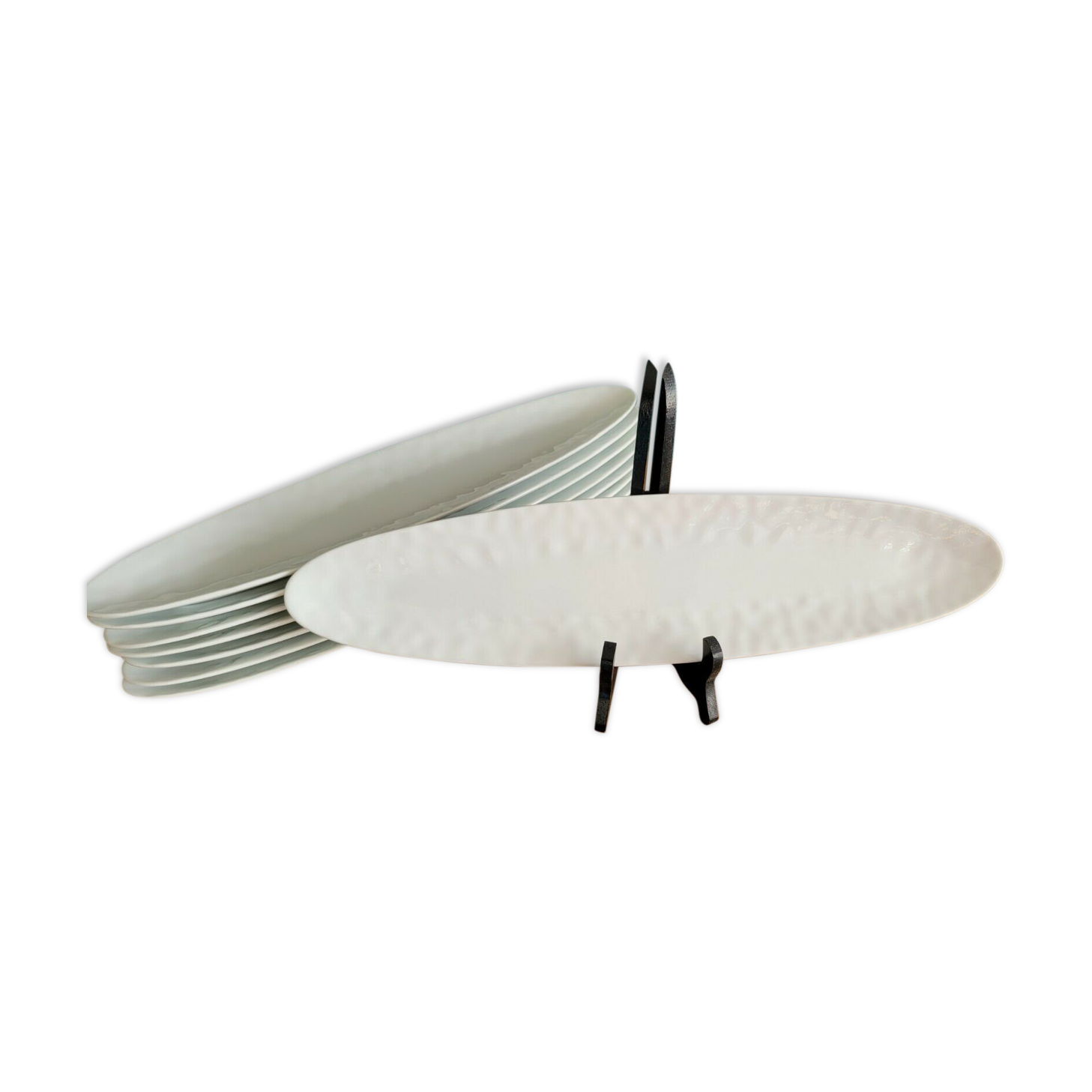 Bernardaud limoges empreinte 8 cuts oblong plates