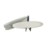 Bernardaud limoges empreinte 8 cuts oblong plates