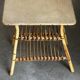 Bamboo and rattan side table with magazine rack – Years