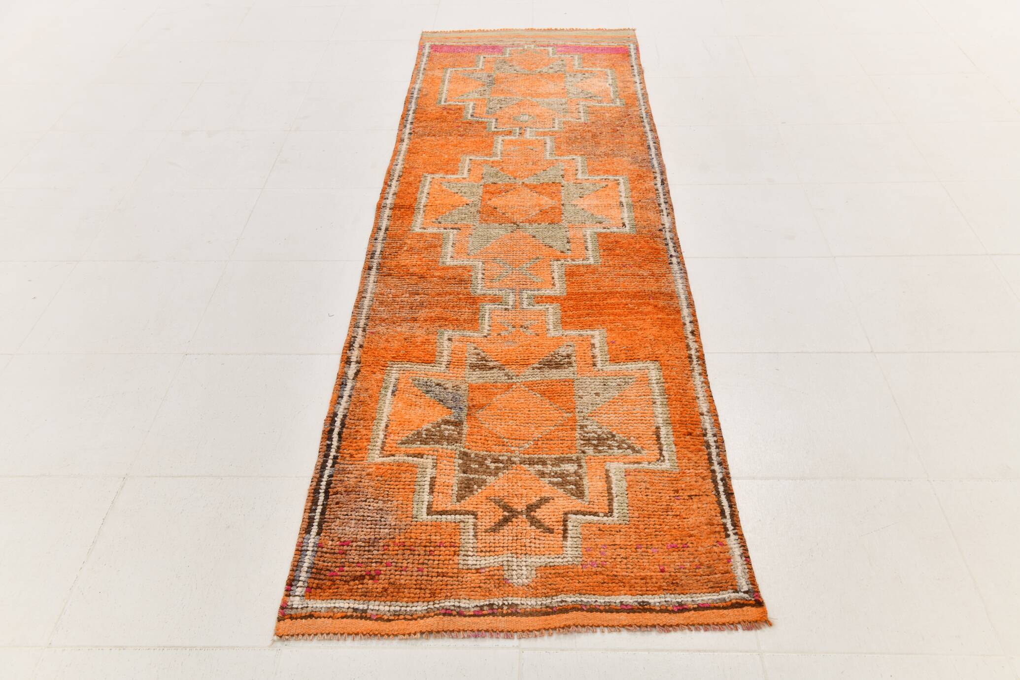 Vintage Oushak Runner Rug, 84x285Cm