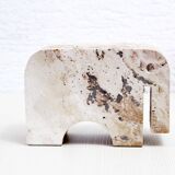Elephant in travertine