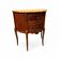 Demi-Lune commode in Louis XVI style with two drawers and veneer.