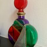 Stained glass bottle, torrigiani collection by Crazy Dad, 1970
