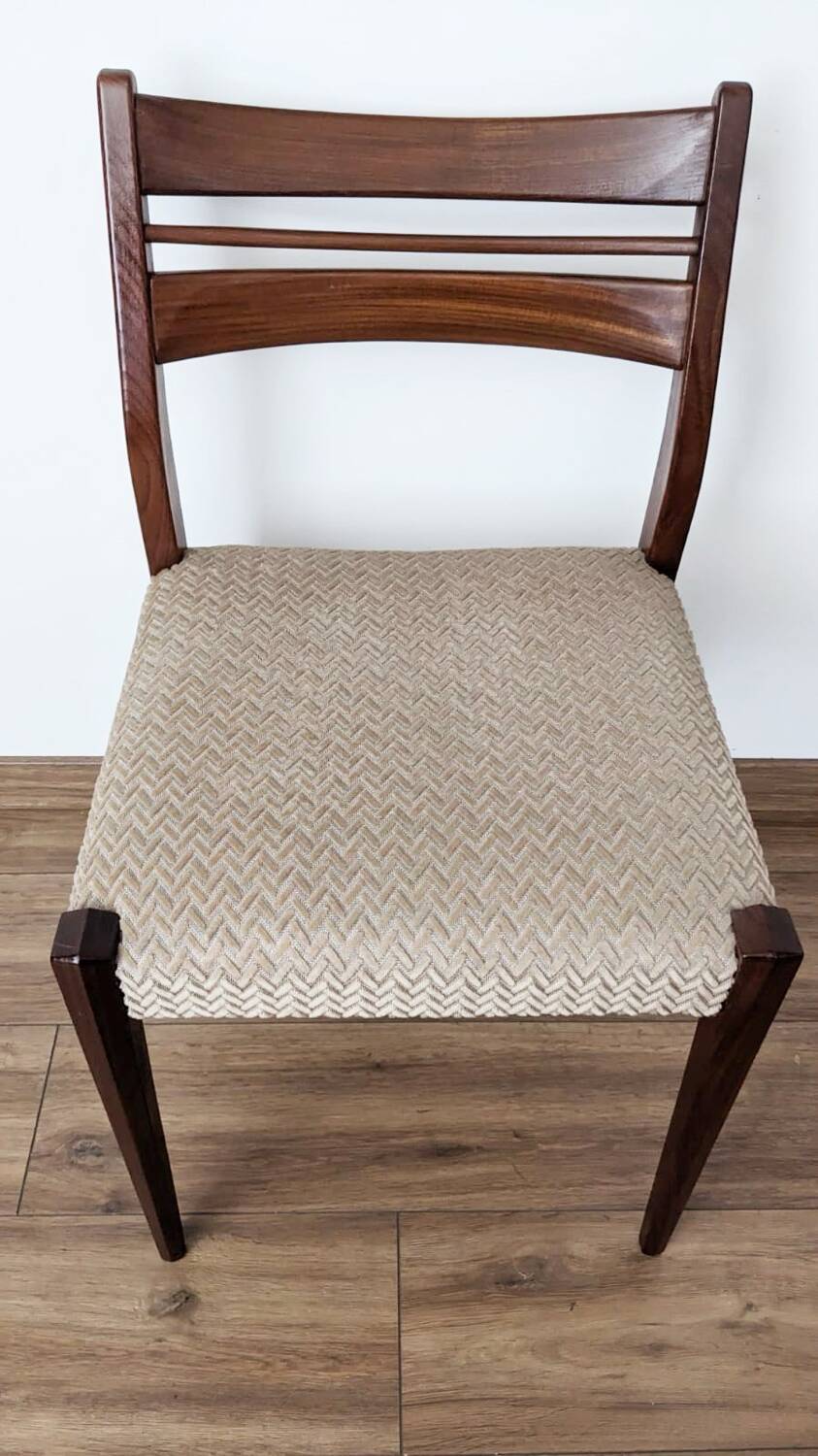 Set of 6 60's Scandinavian design chairs